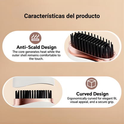 Mini Plancha Inalámbrica de Viaje | Pelo Liso en 30 Segundos |